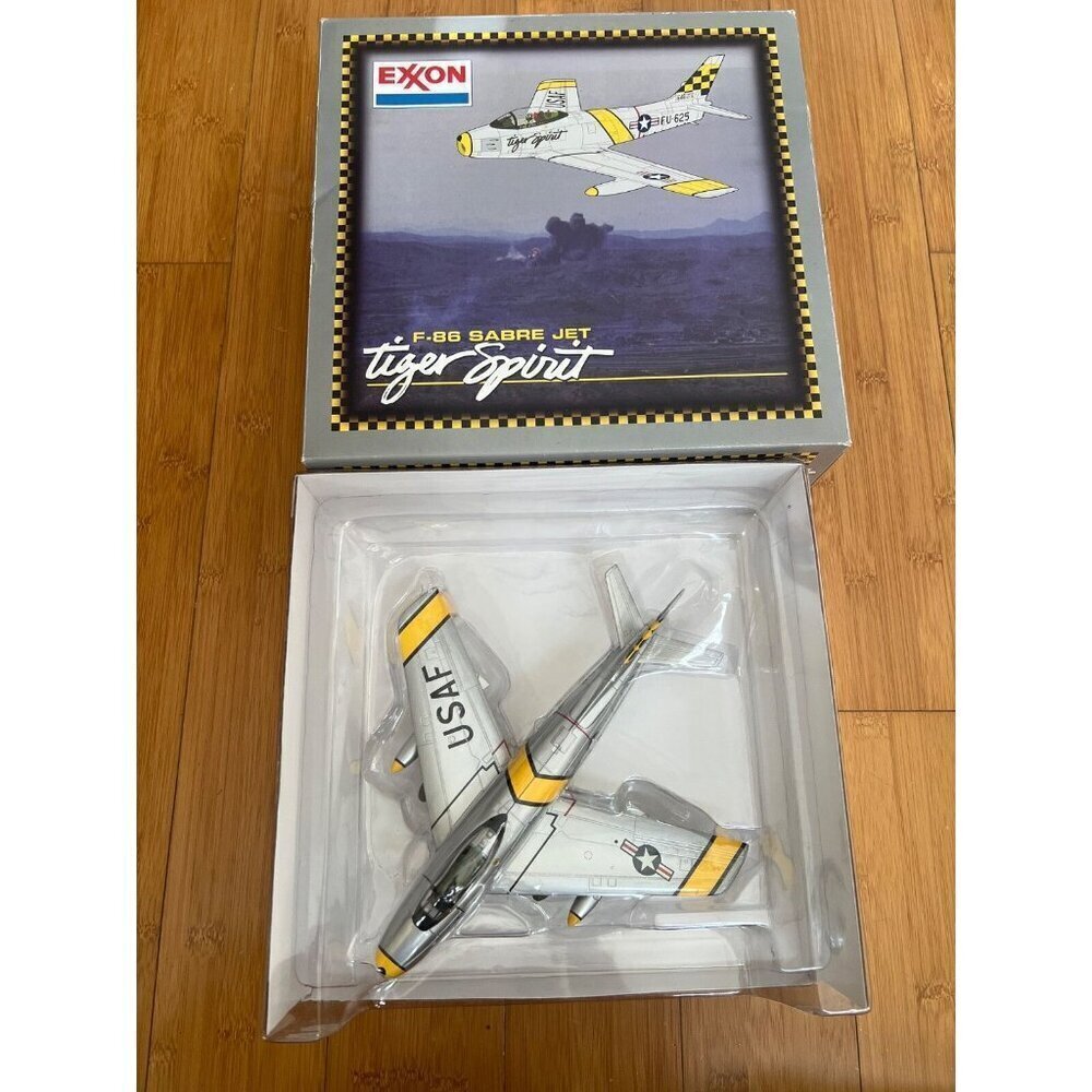 NWIB 48 F-86E Sabre Exxon Tiger Spirit die cast in box